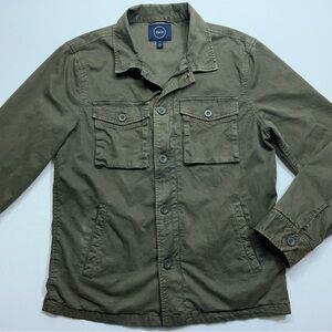 1901 Fatigue Jacket Army Green Mens Size Medium Full Zip Button Lined Military